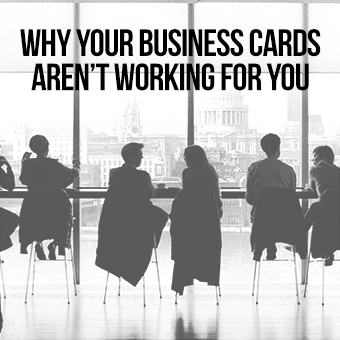 Why Your Business Cards Don't Work via shuggilippo.com